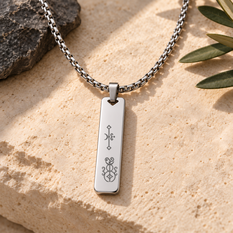 Men's Necklace – Strength & Wealth