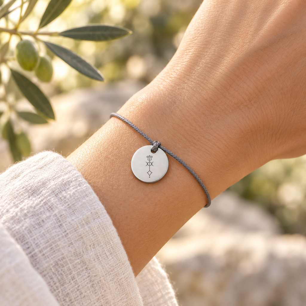 Trust bracelet worn on the wrist