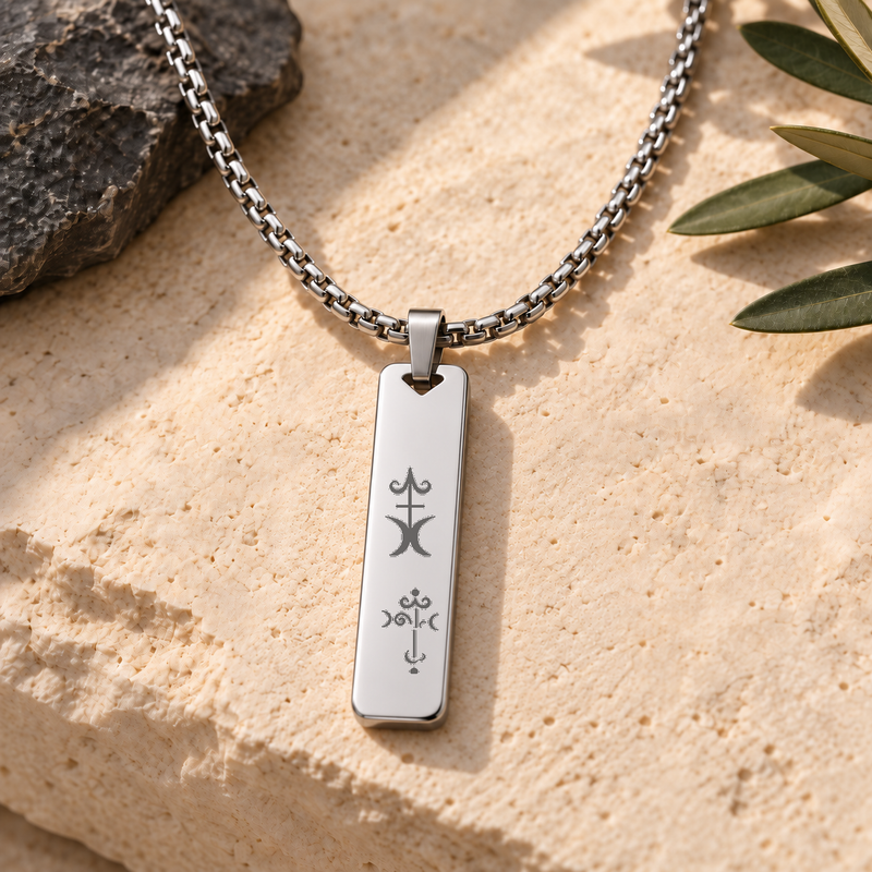 Men's Necklace – Happiness & Protection