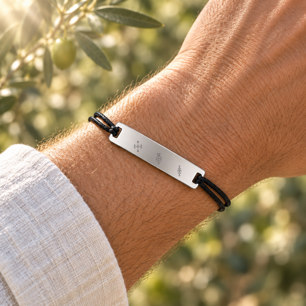 Wealth and Well-Being Bracelet worn on the wrist